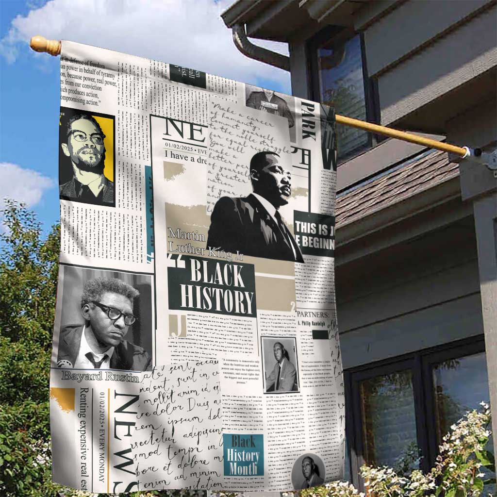 Civil Rights Leaders Garden Flag African-American History Month LT15