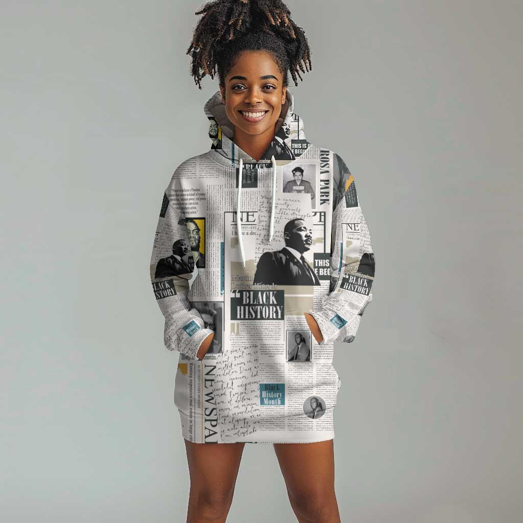 Civil Rights Leaders Hoodie Dress African-American History Month LT15
