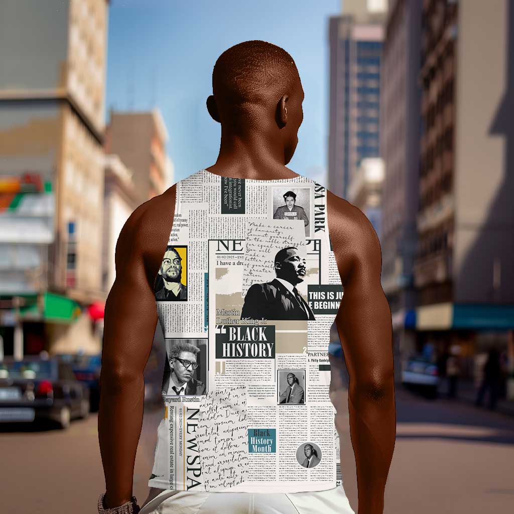 Civil Rights Leaders Men Tank Top African-American History Month LT15