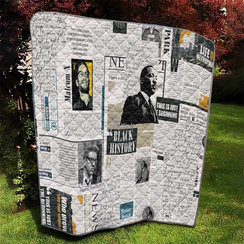 Civil Rights Leaders Quilt African-American History Month LT15