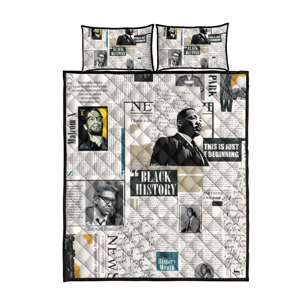 Civil Rights Leaders Quilt Bed Set African-American History Month LT15