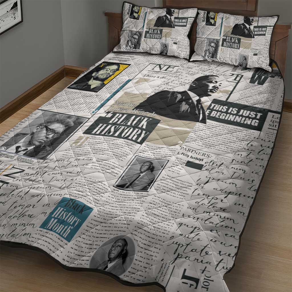 Civil Rights Leaders Quilt Bed Set African-American History Month LT15
