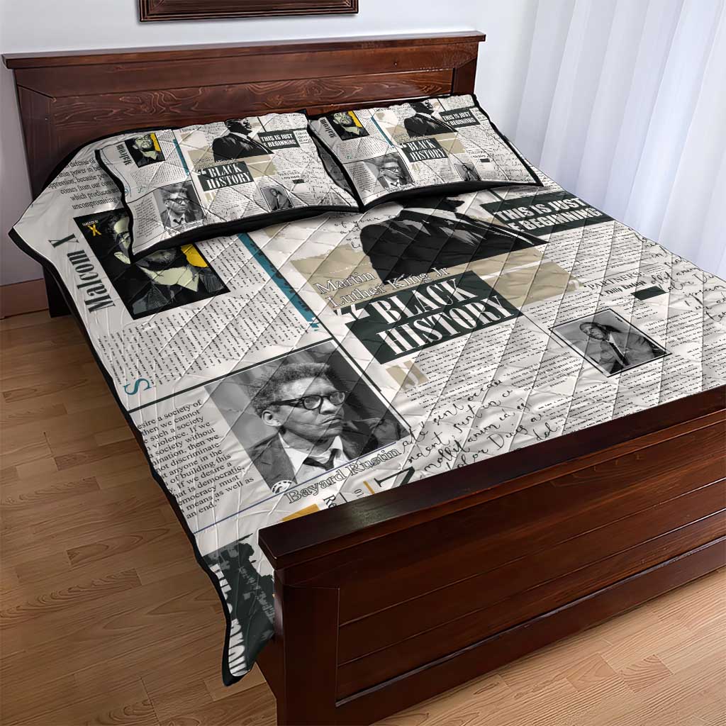 Civil Rights Leaders Quilt Bed Set African-American History Month LT15