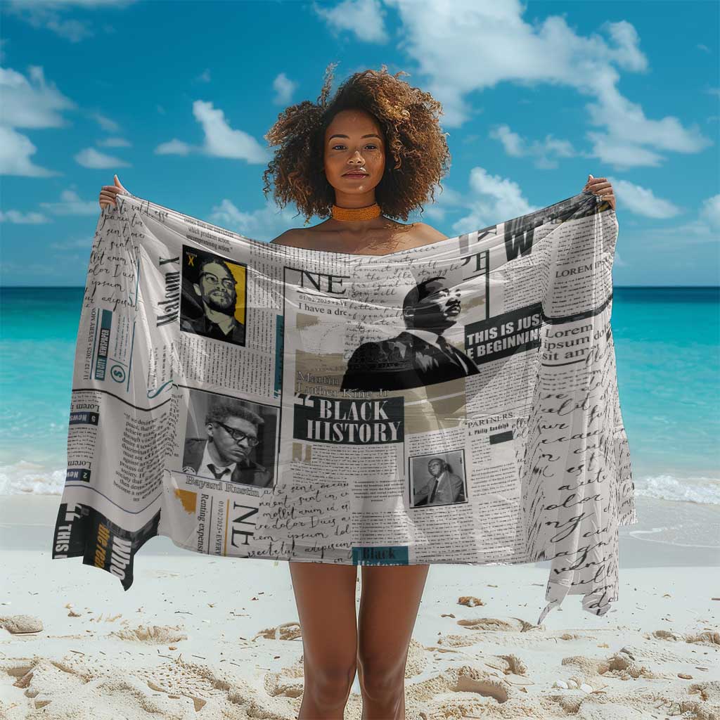 Civil Rights Leaders Sarong African-American History Month LT15