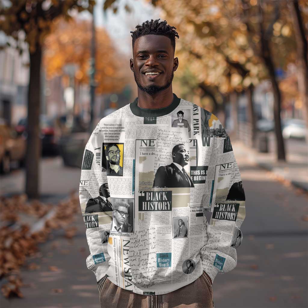 Civil Rights Leaders Sweatshirt African-American History Month LT15