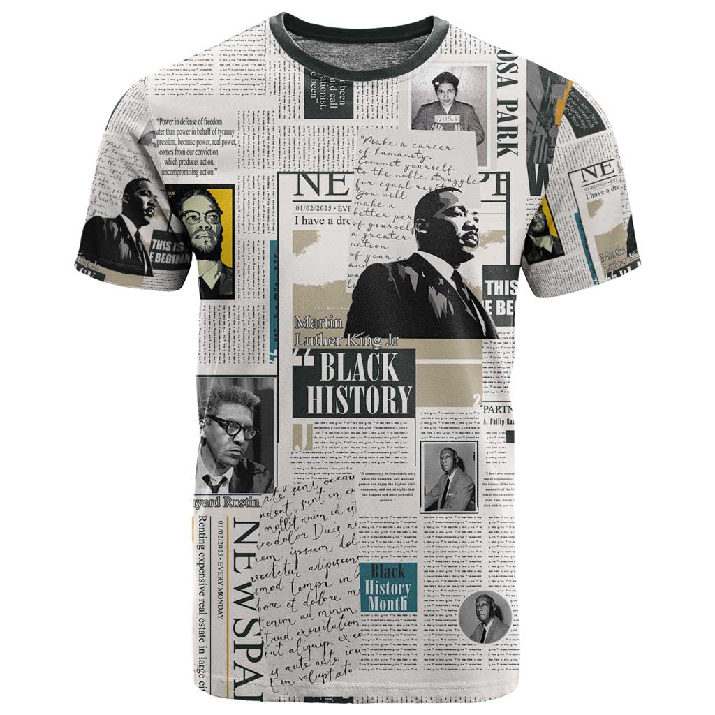 Civil Rights Leaders T shirt African-American History Month LT15