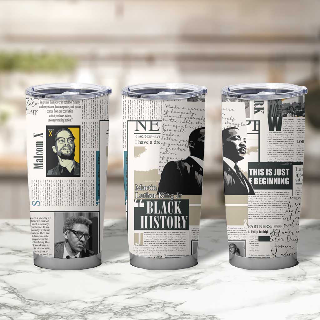 Civil Rights Leaders Tumbler Cup African-American History Month LT15