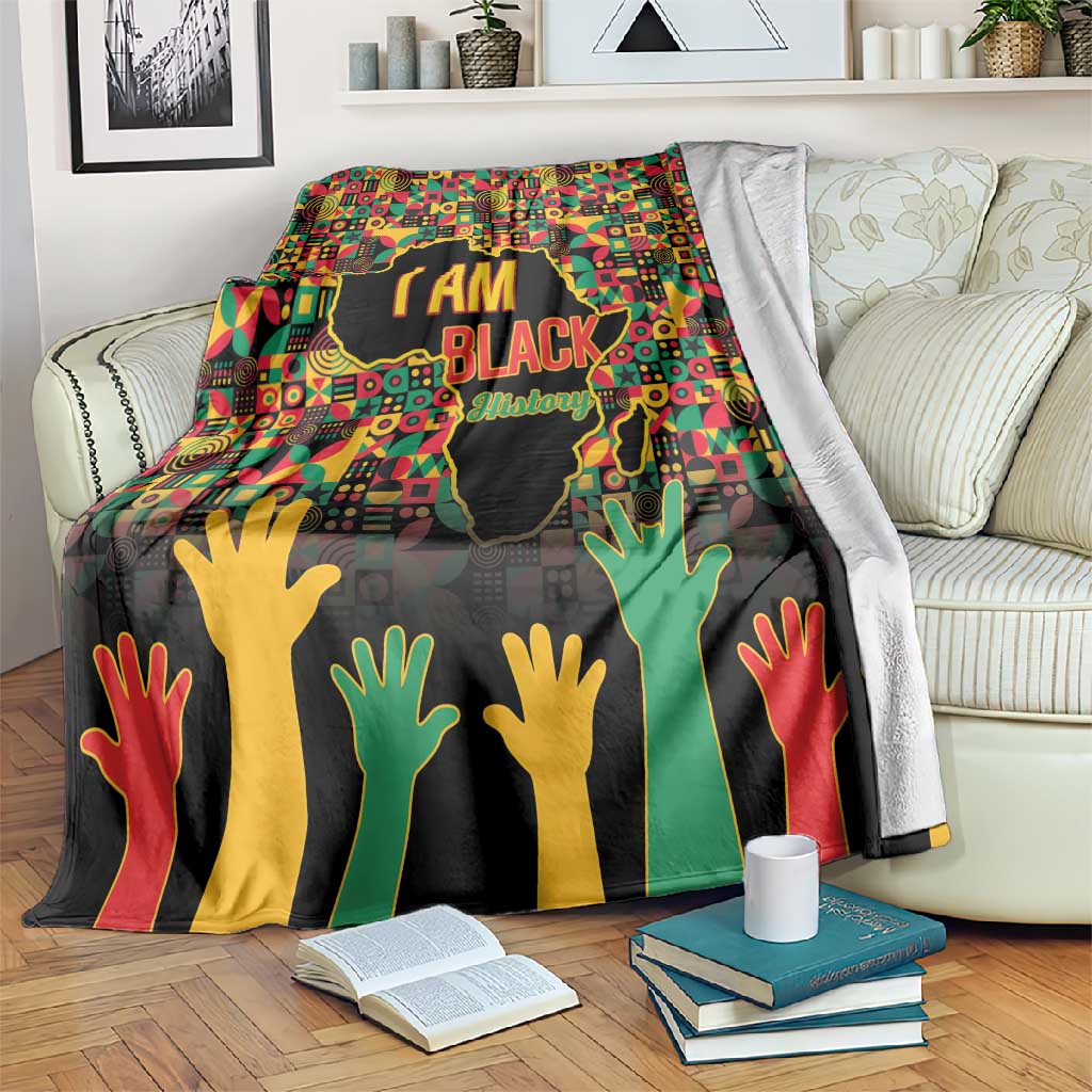 Black History Month Blanket I'm Black And I'm Proud LT15