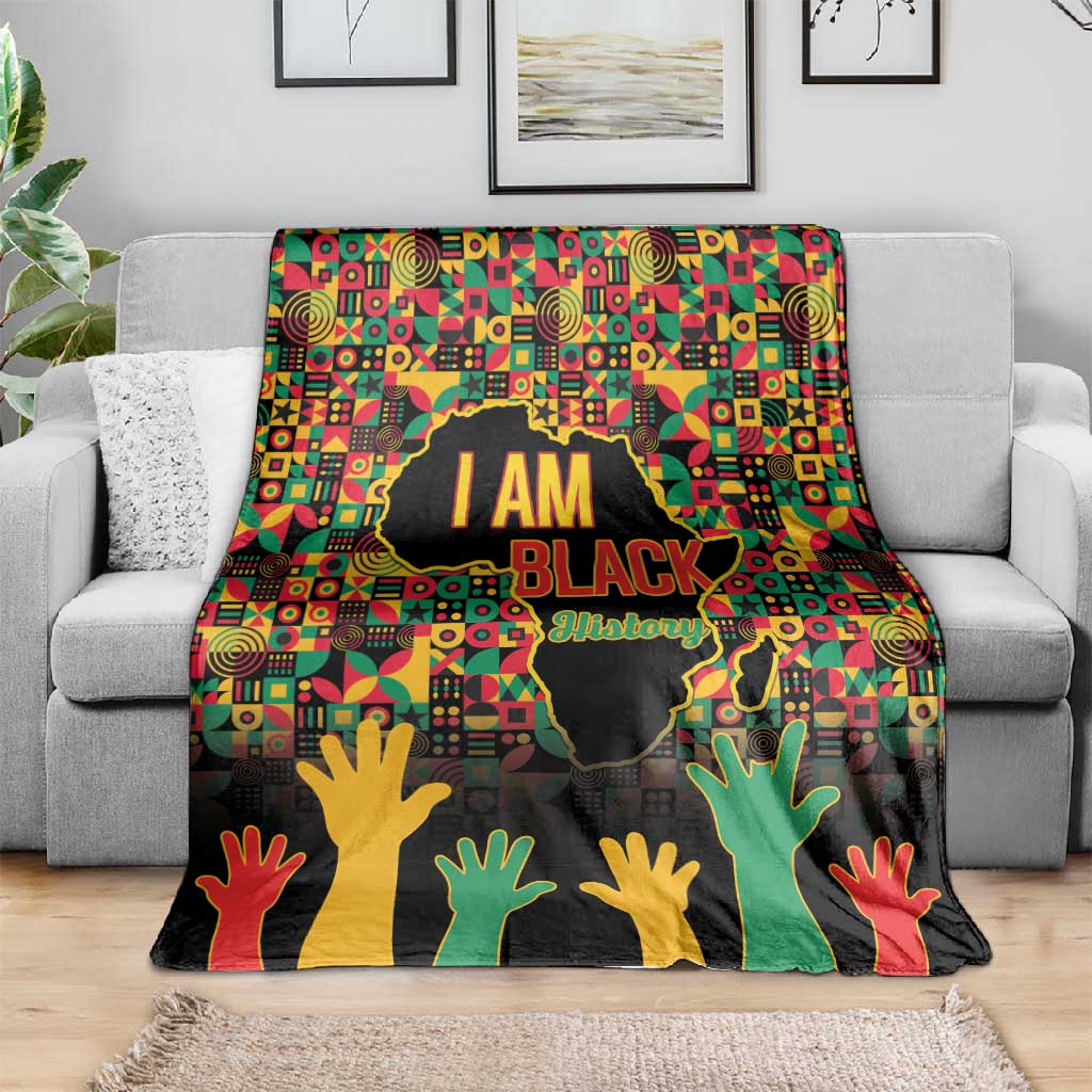 Black History Month Blanket I'm Black And I'm Proud LT15