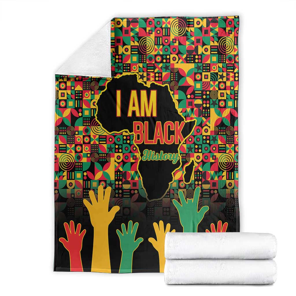 Black History Month Blanket I'm Black And I'm Proud LT15