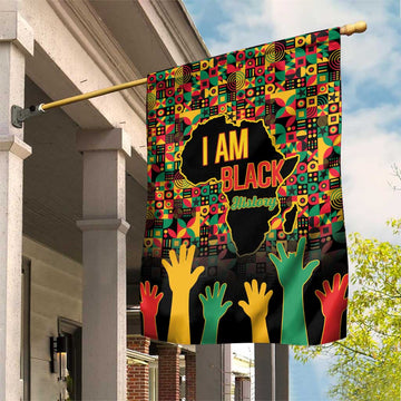 Black History Month Garden Flag I'm Black And I'm Proud LT15