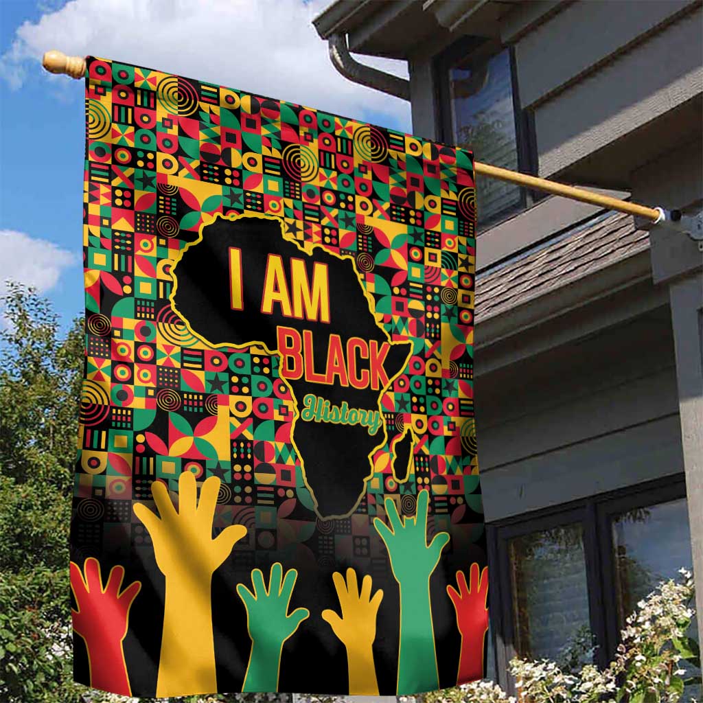 Black History Month Garden Flag I'm Black And I'm Proud LT15