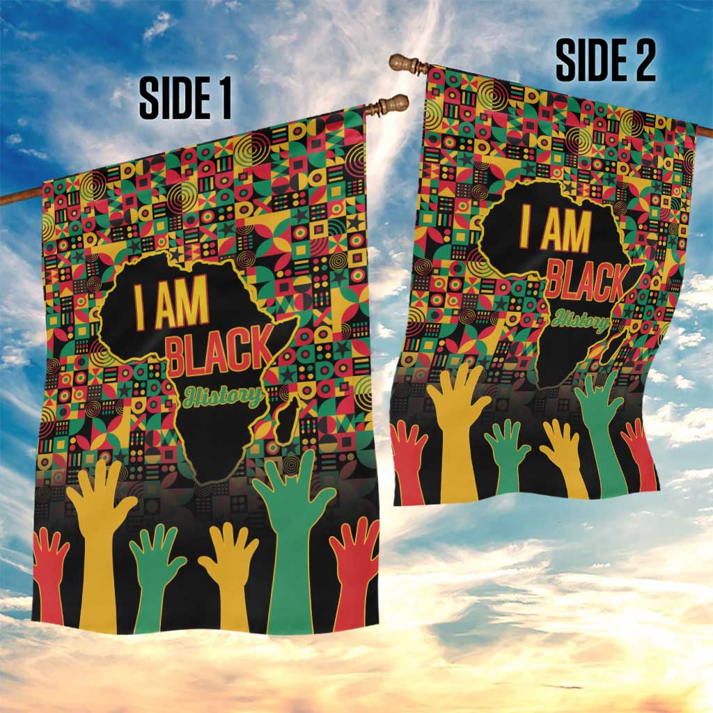 Black History Month Garden Flag I'm Black And I'm Proud LT15