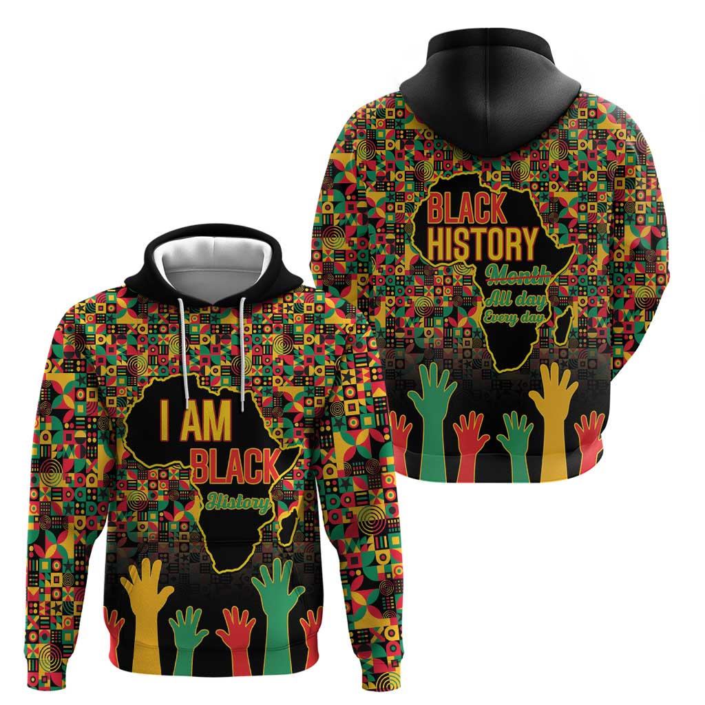 Black History Month Hoodie I Am Black History LT15