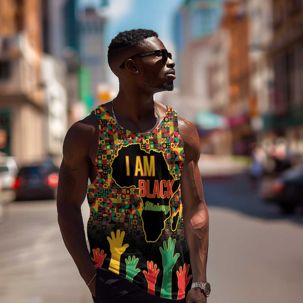 Black History Month Men Tank Top I'm Black And I'm Proud LT15