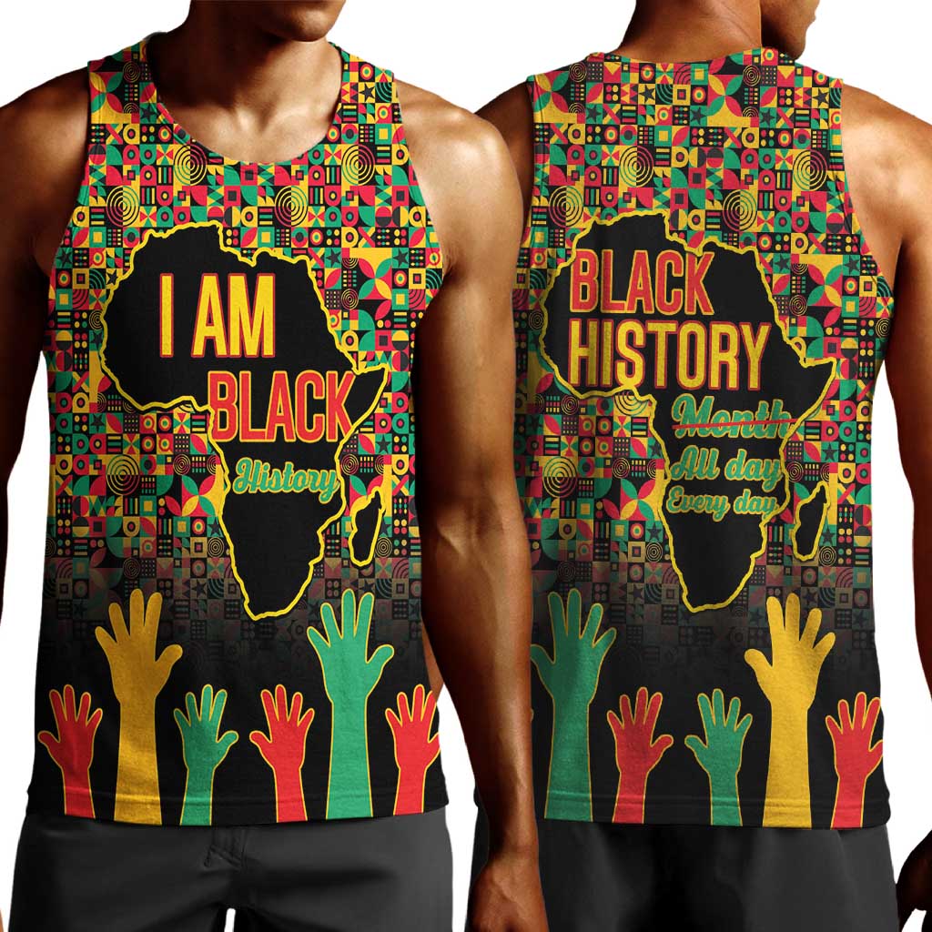 Black History Month Men Tank Top I'm Black And I'm Proud LT15