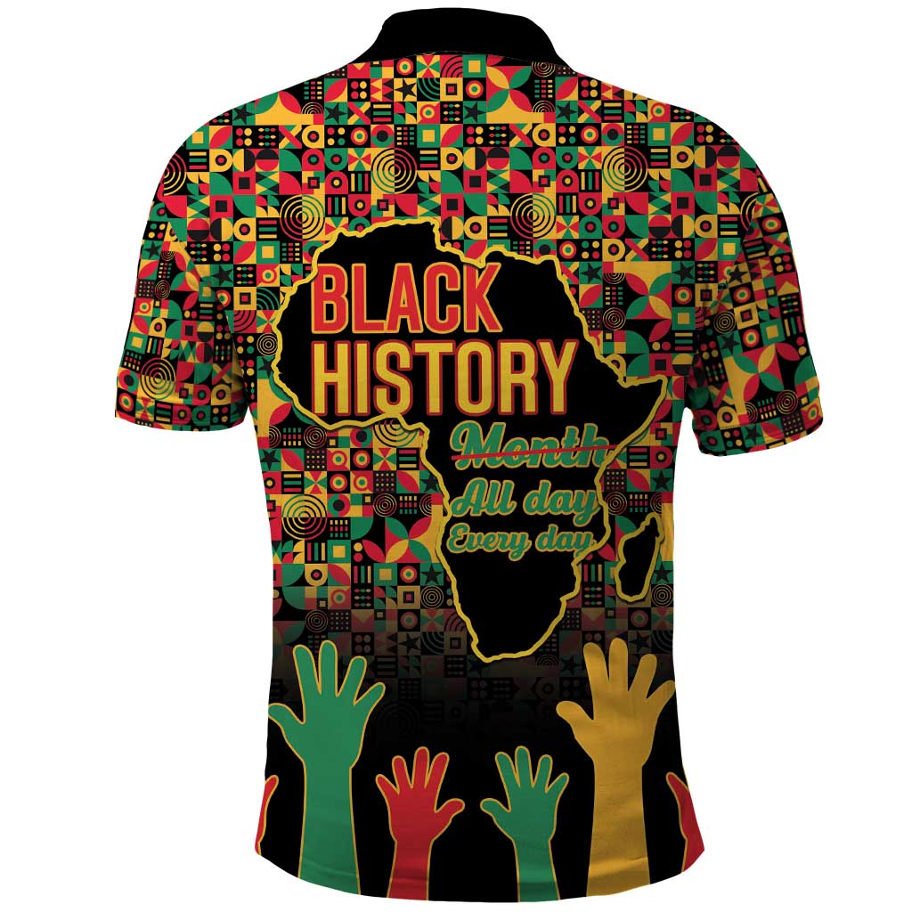 Black History Month Polo Shirt I Am Black History LT15