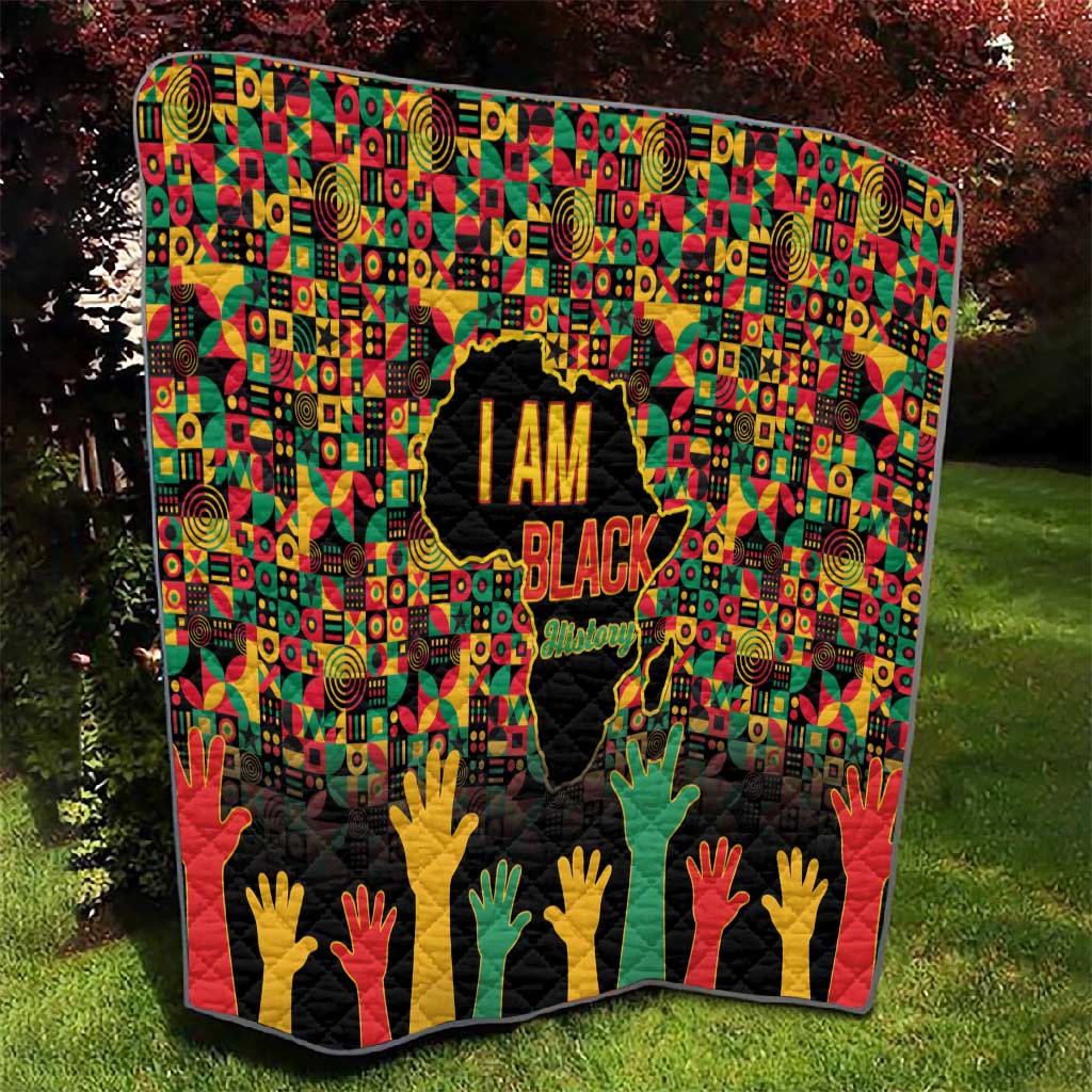 Black History Month Quilt I'm Black And I'm Proud LT15