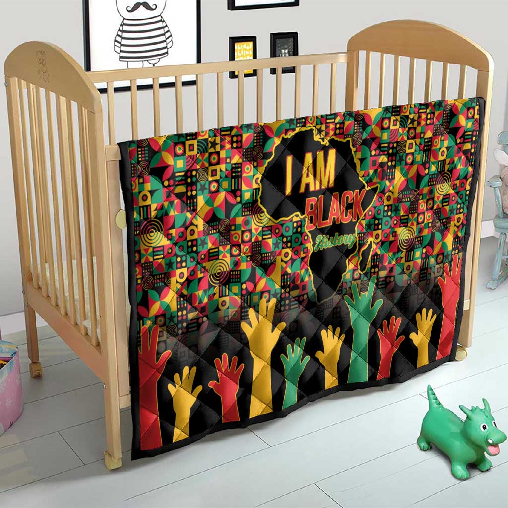Black History Month Quilt I'm Black And I'm Proud LT15