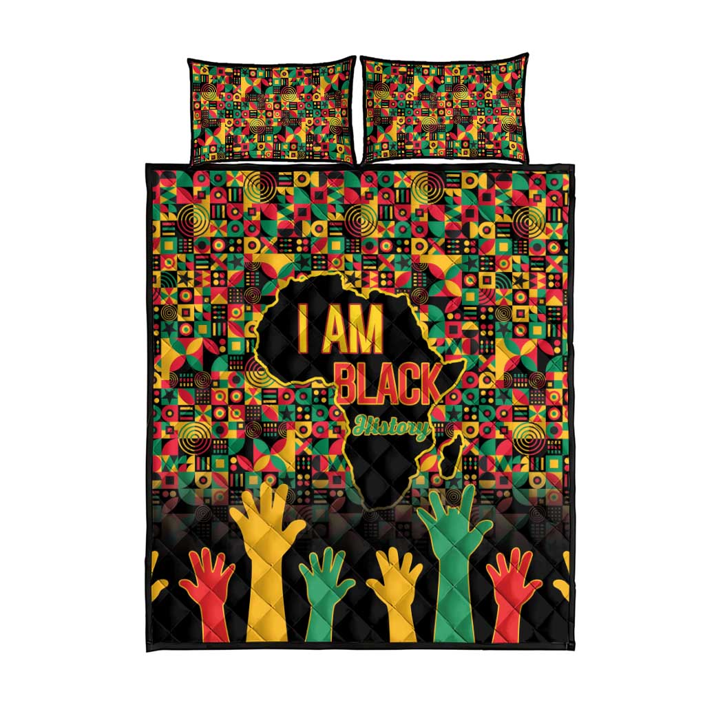 Black History Month Quilt Bed Set I'm Black And I'm Proud LT15
