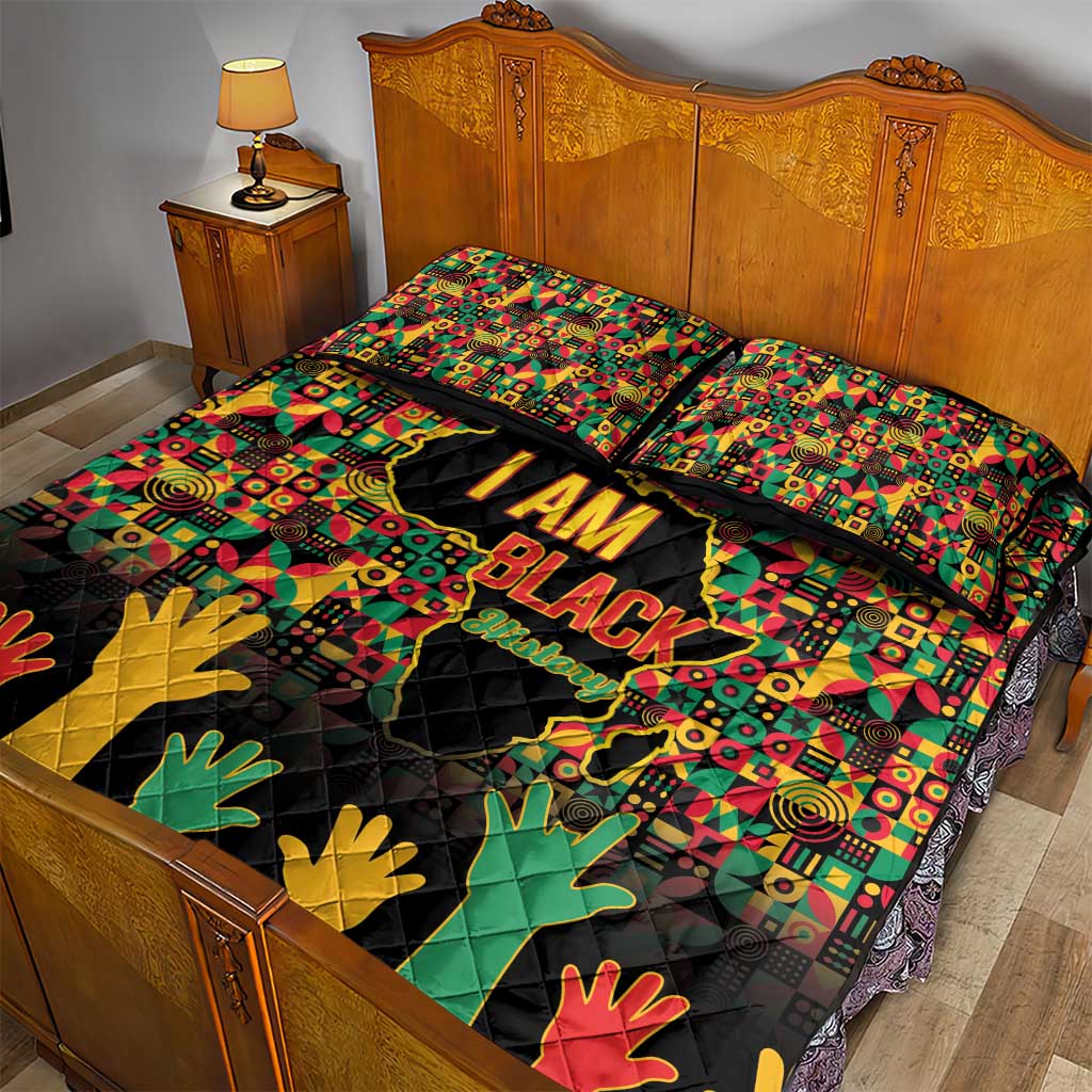 Black History Month Quilt Bed Set I'm Black And I'm Proud LT15