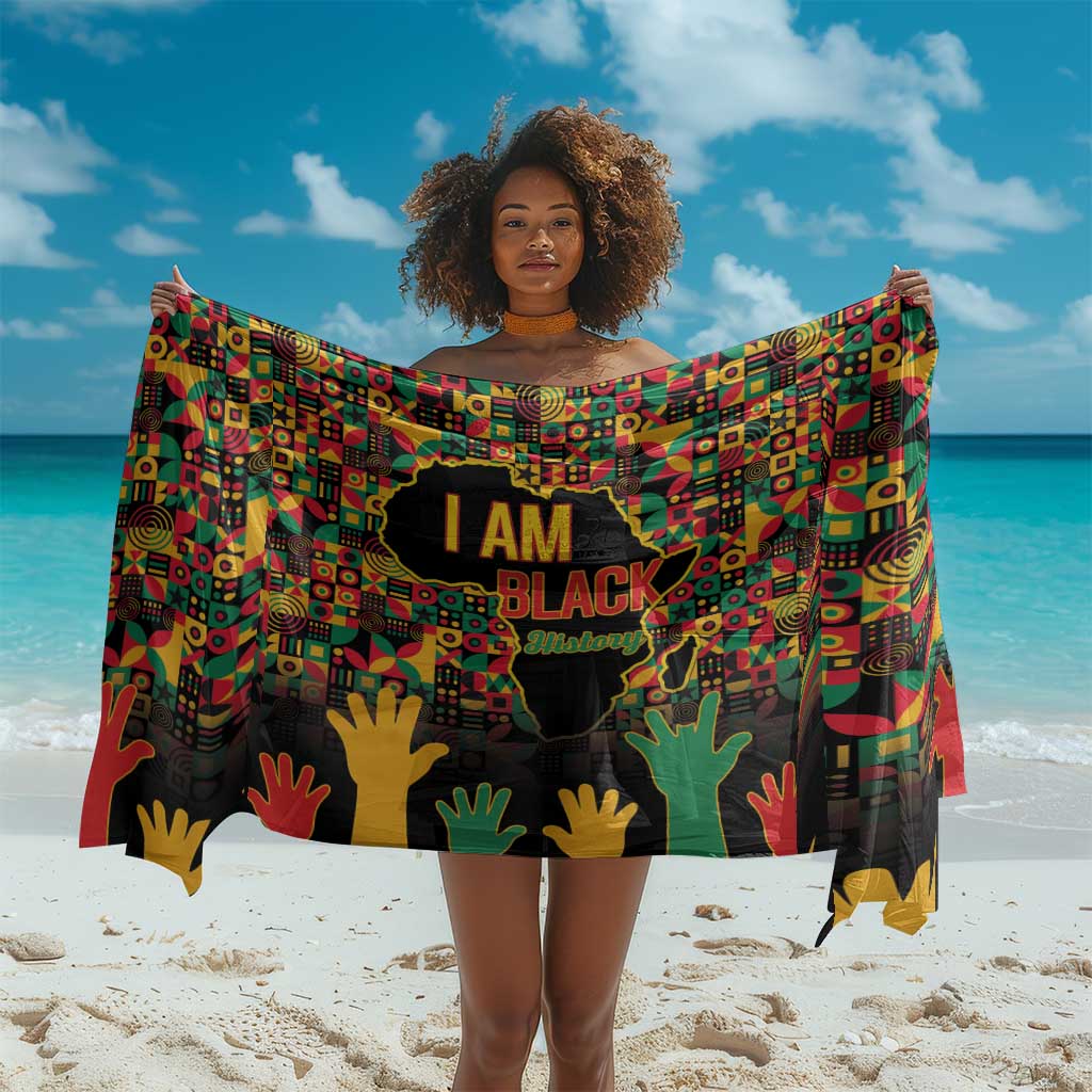 Black History Month Sarong I'm Black And I'm Proud LT15