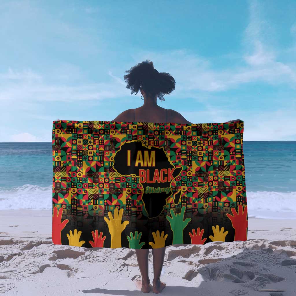 Black History Month Sarong I'm Black And I'm Proud LT15