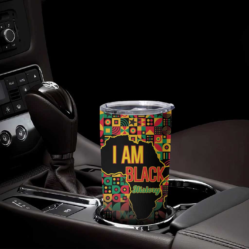 Black History Month Tumbler Cup I'm Black And I'm Proud LT15