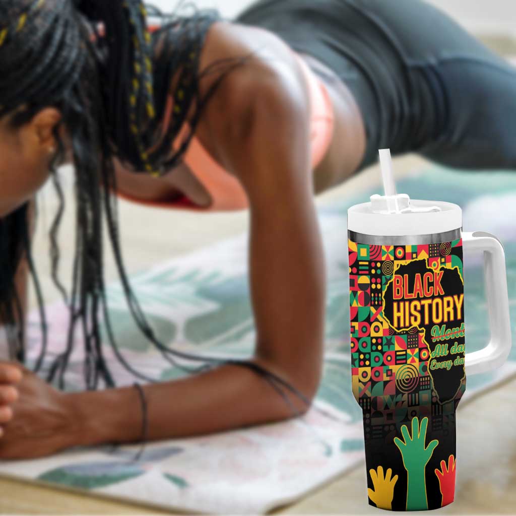 Black History Month Tumbler With Handle I'm Black And I'm Proud LT15