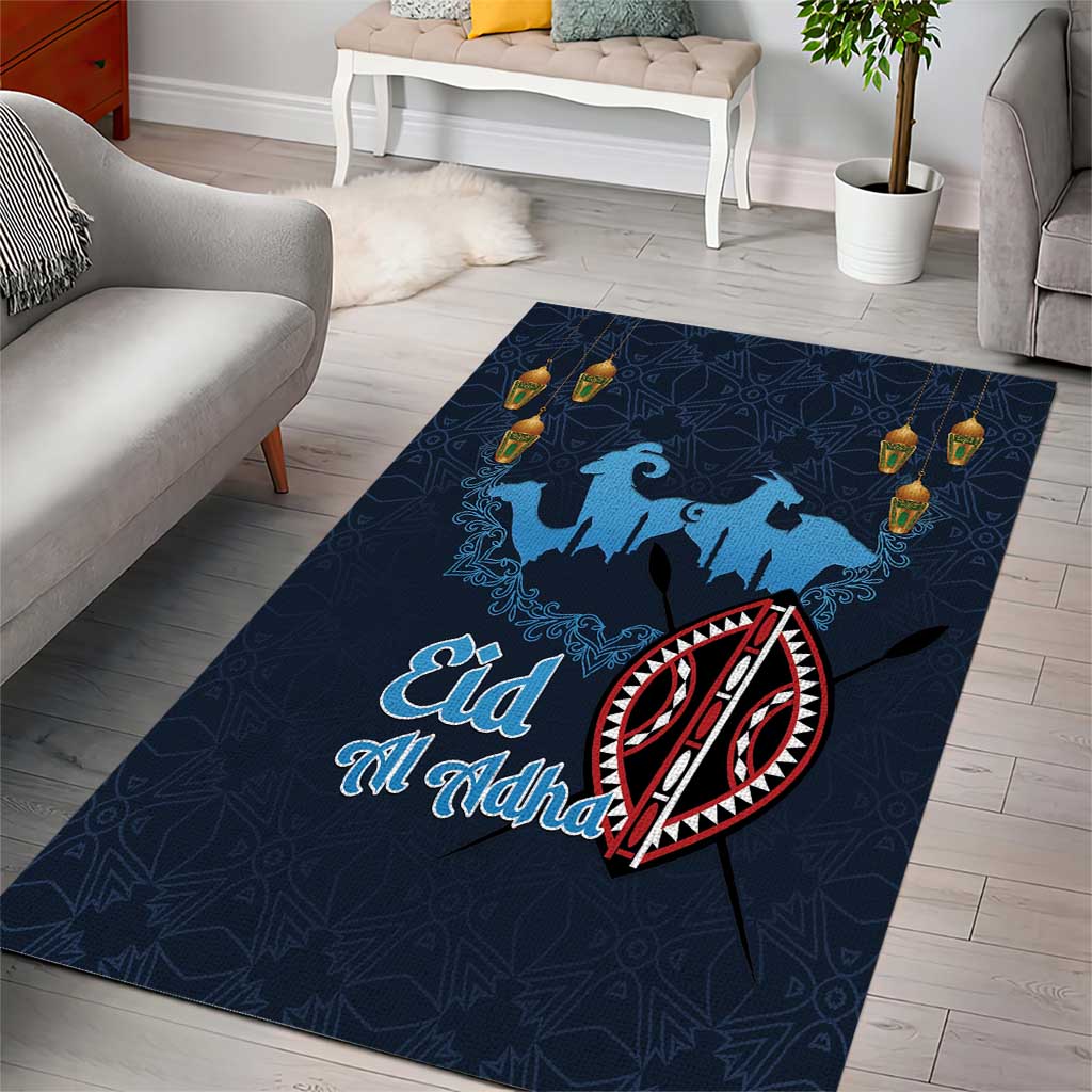Happy Eid Al-Adha Area Rug Kenya Mubarak LT15