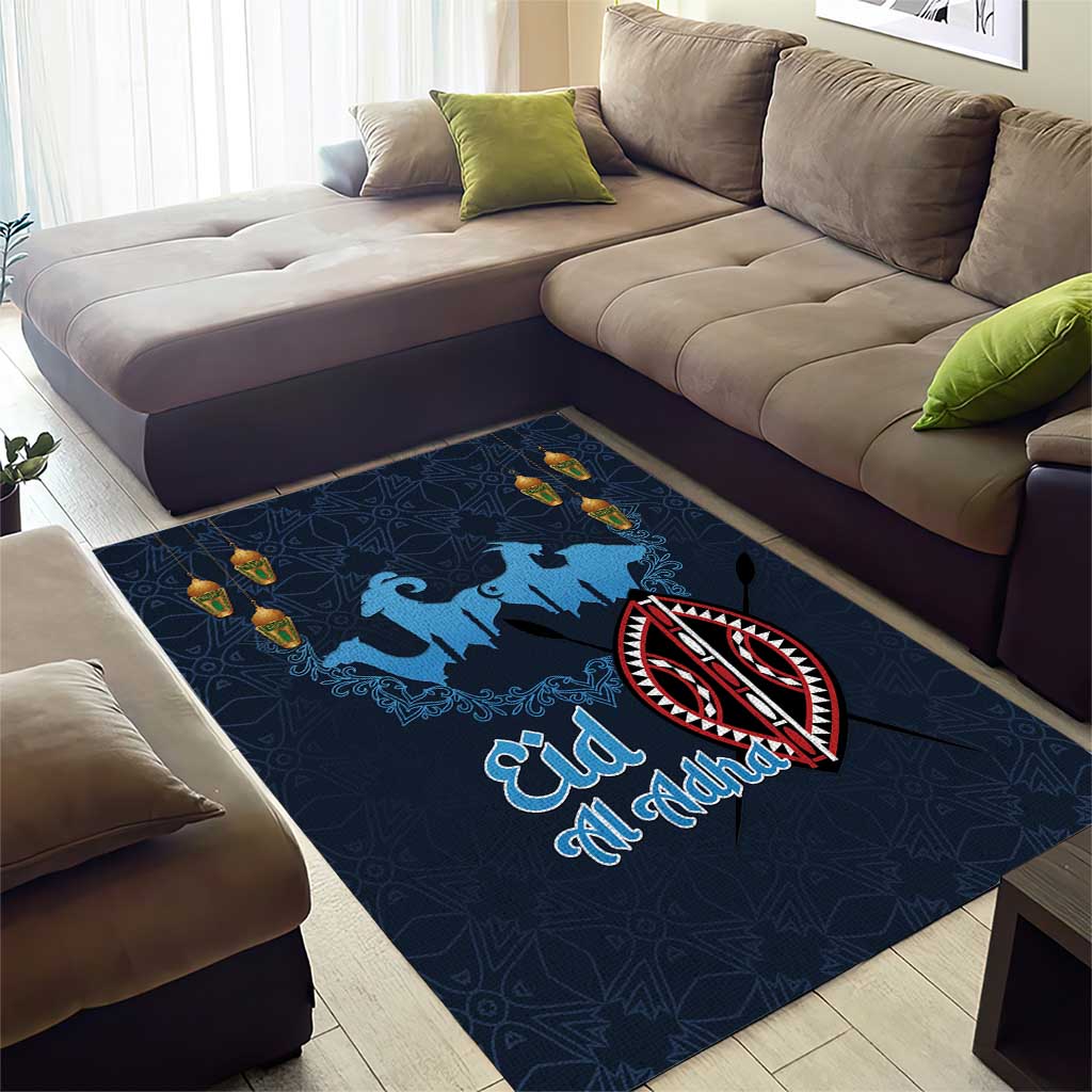 Happy Eid Al-Adha Area Rug Kenya Mubarak LT15