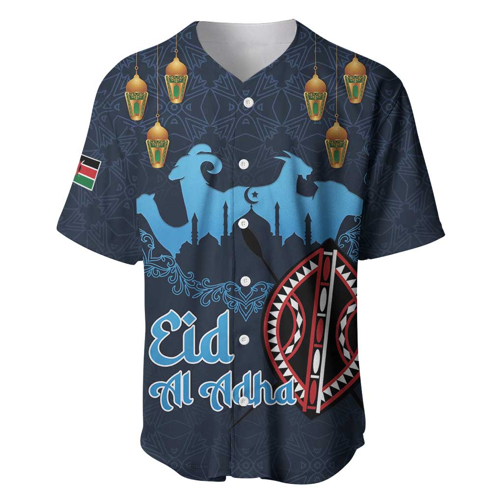 Happy Eid Al-Adha Baseball Jersey Kenya Mubarak LT15
