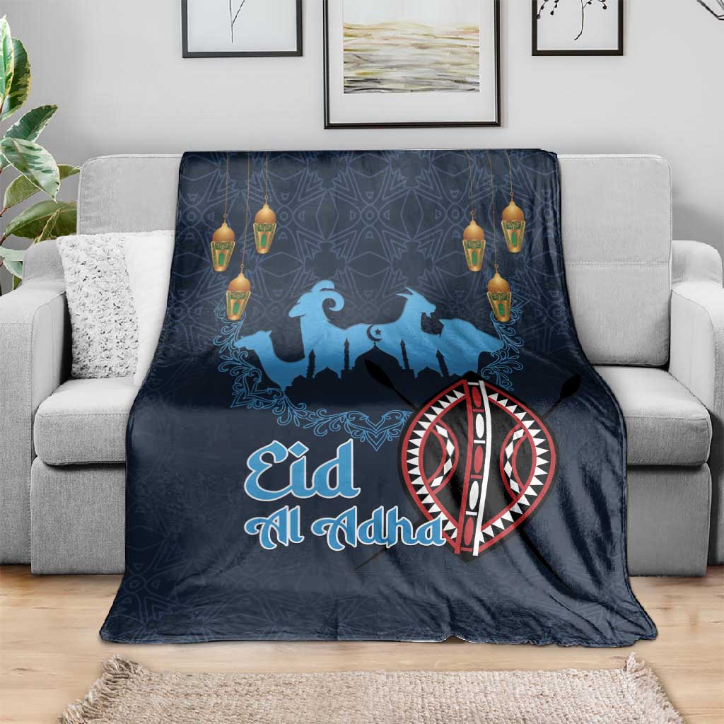 Happy Eid Al-Adha Blanket Kenya Mubarak LT15