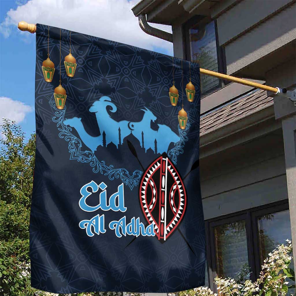 Happy Eid Al-Adha Garden Flag Kenya Mubarak LT15