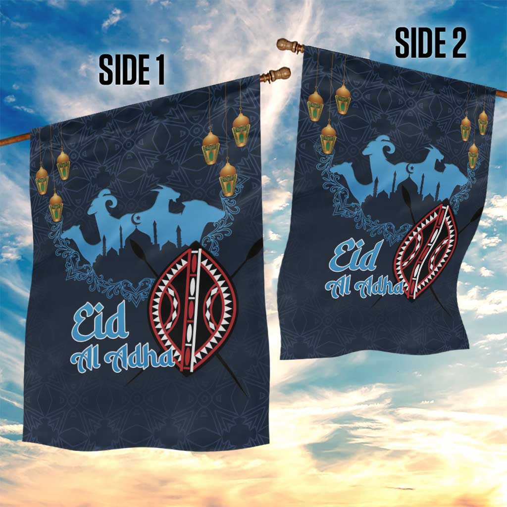 Happy Eid Al-Adha Garden Flag Kenya Mubarak LT15