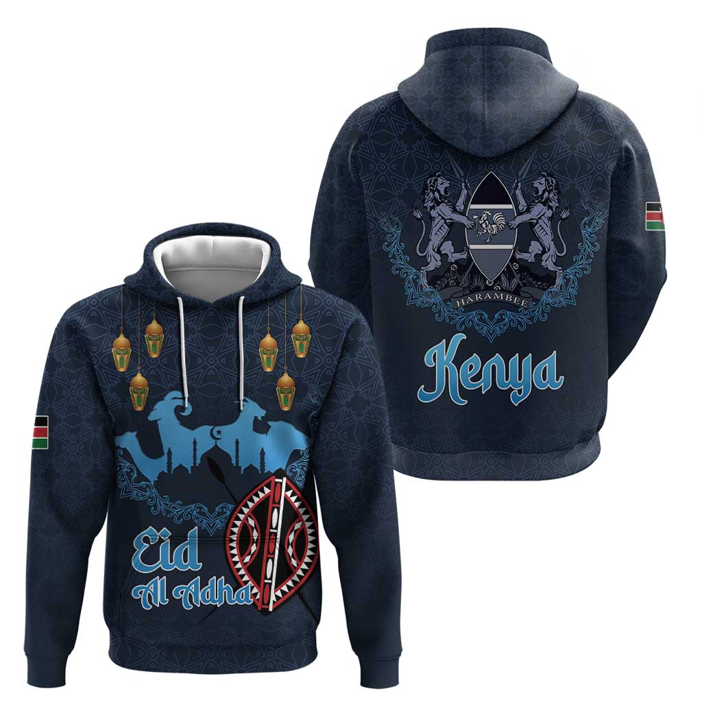 Kenya Happy Eid Mubarak Hoodie Eid Al-Adha LT15