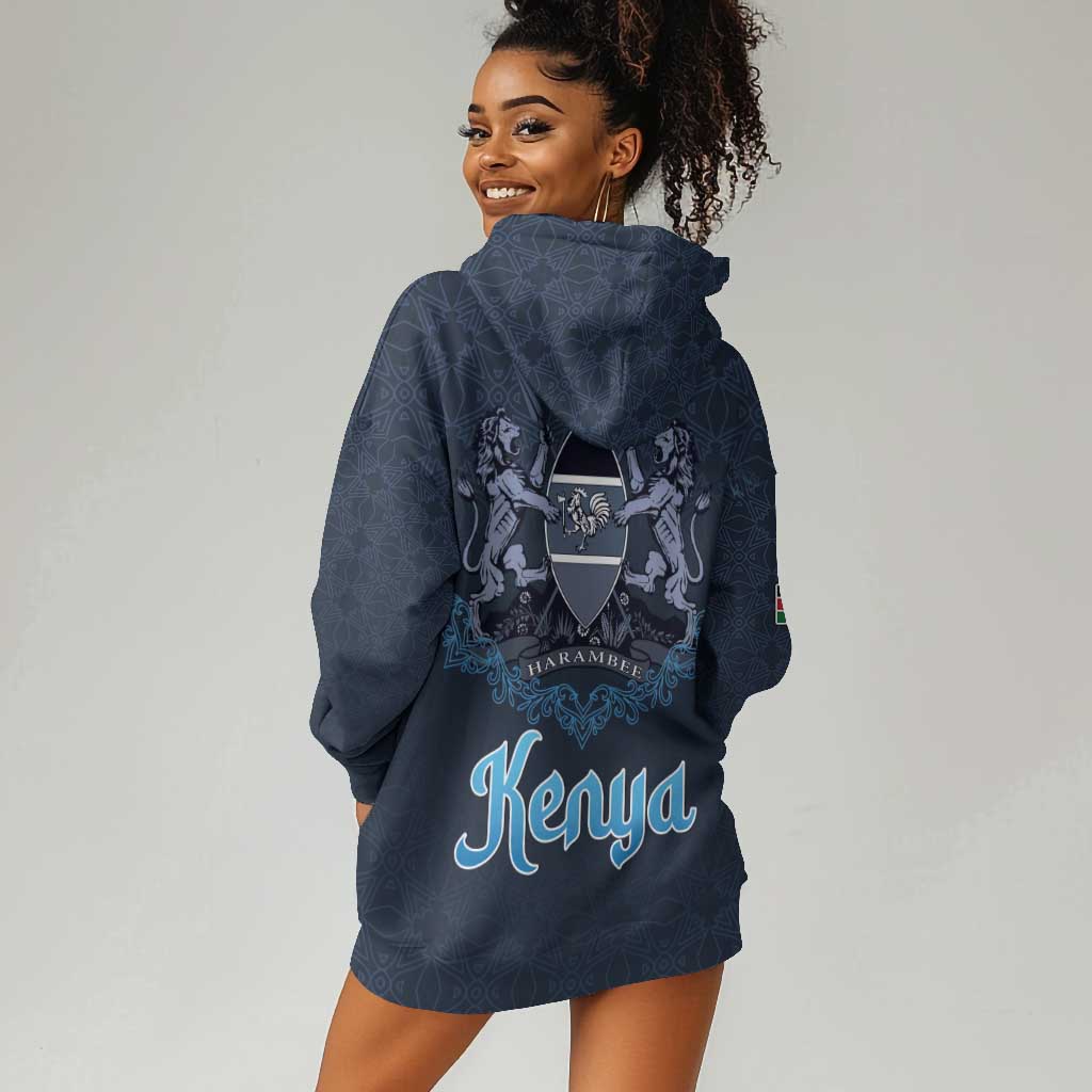 Happy Eid Al-Adha Hoodie Dress Kenya Mubarak LT15