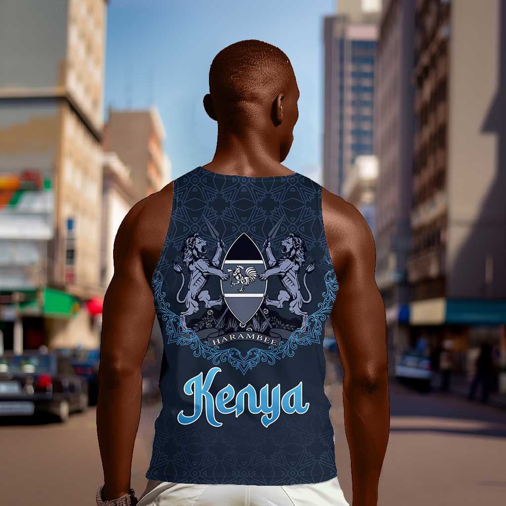 Happy Eid Al-Adha Men Tank Top Kenya Mubarak LT15