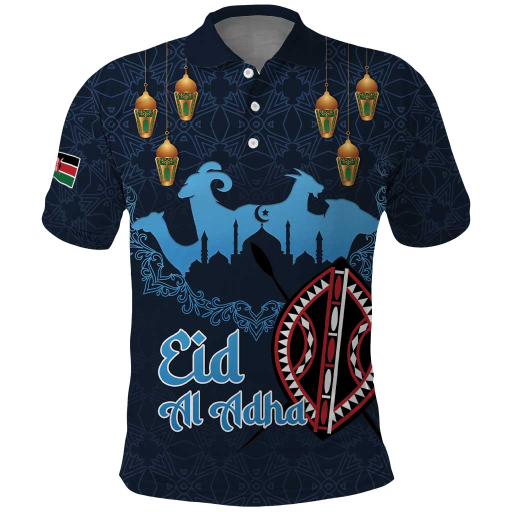 Kenya Happy Eid Mubarak Polo Shirt Eid Al-Adha LT15