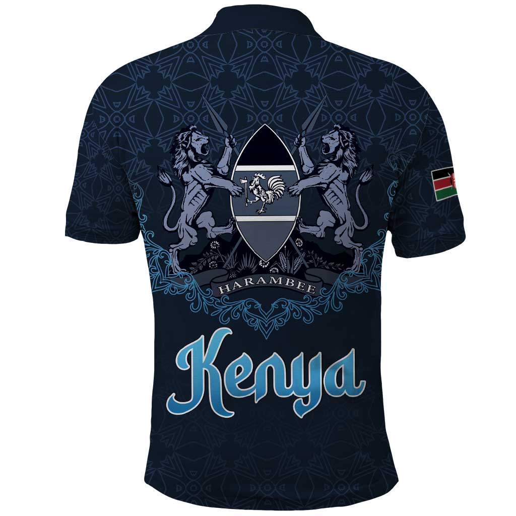 Kenya Happy Eid Mubarak Polo Shirt Eid Al-Adha LT15