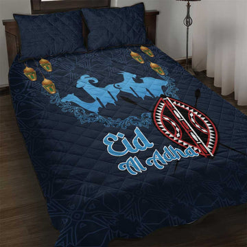 Happy Eid Al-Adha Quilt Bed Set Kenya Mubarak LT15