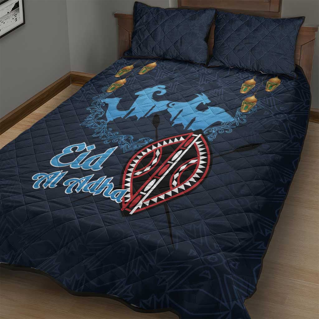Happy Eid Al-Adha Quilt Bed Set Kenya Mubarak LT15