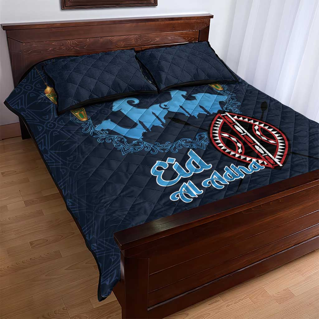 Happy Eid Al-Adha Quilt Bed Set Kenya Mubarak LT15