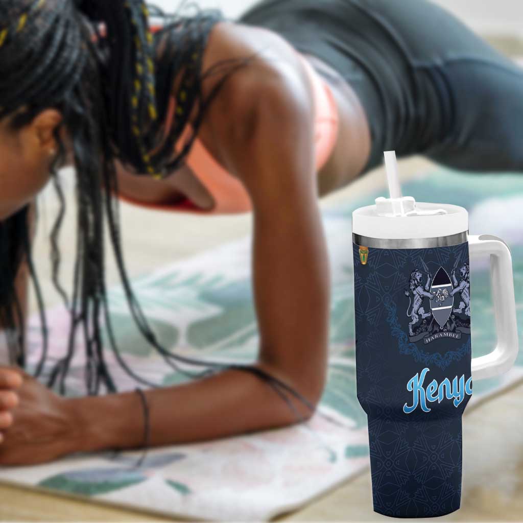 Happy Eid Al-Adha Tumbler With Handle Kenya Mubarak LT15