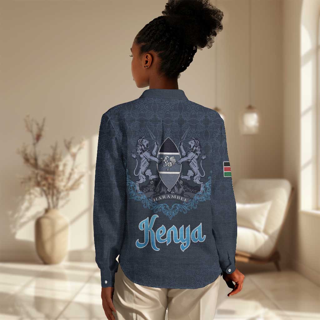 Happy Eid Al-Adha Women Casual Shirt Kenya Mubarak LT15