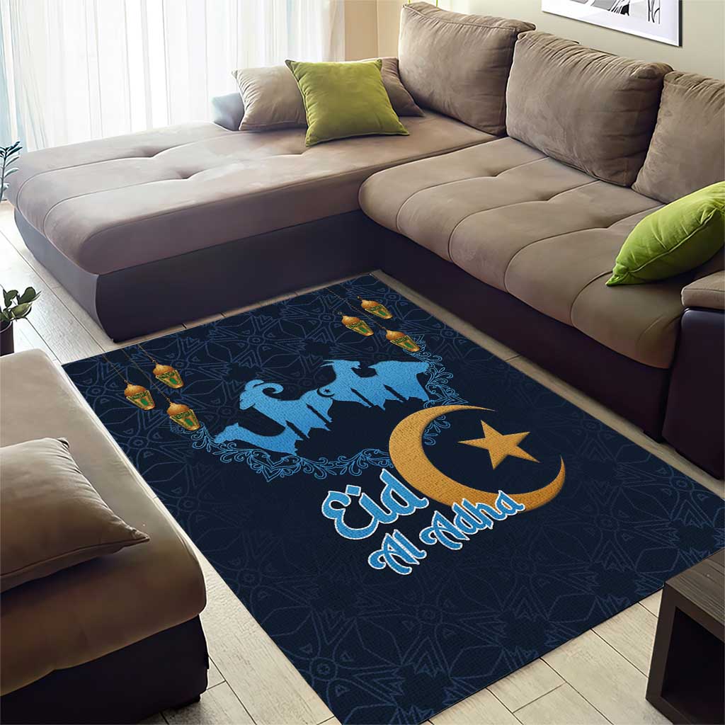Happy Eid Al-Adha Area Rug Algeria Mubarak LT15