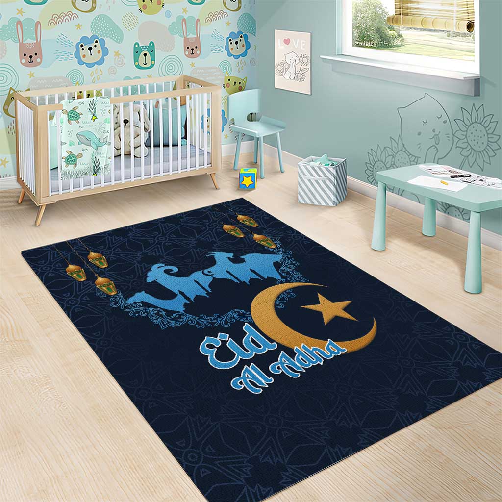Happy Eid Al-Adha Area Rug Algeria Mubarak LT15
