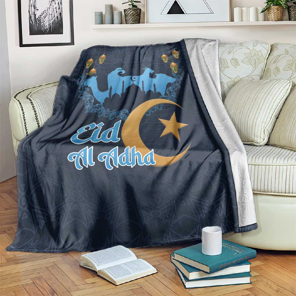 Happy Eid Al-Adha Blanket Algeria Mubarak LT15