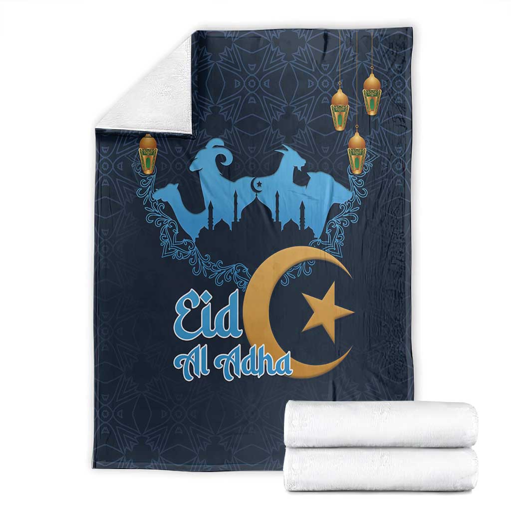 Happy Eid Al-Adha Blanket Algeria Mubarak LT15