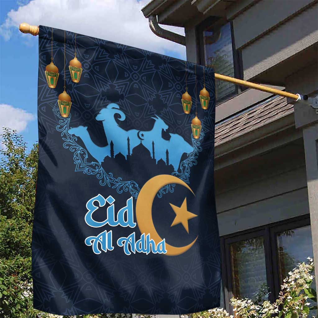 Happy Eid Al-Adha Garden Flag Algeria Mubarak LT15